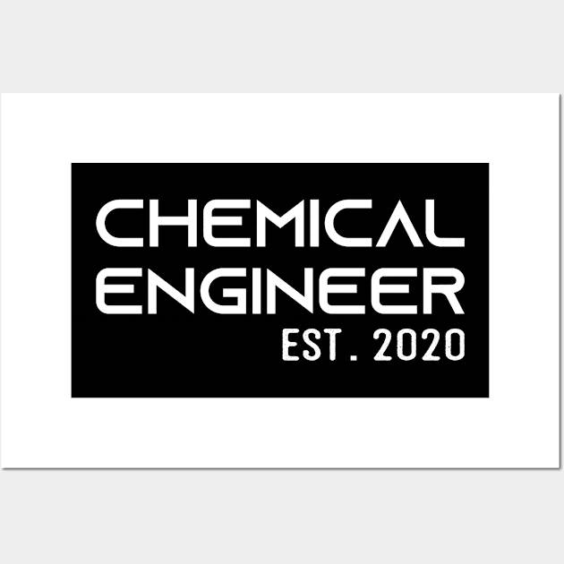 funny chemical engineer Wall Art by Elhisodesigns